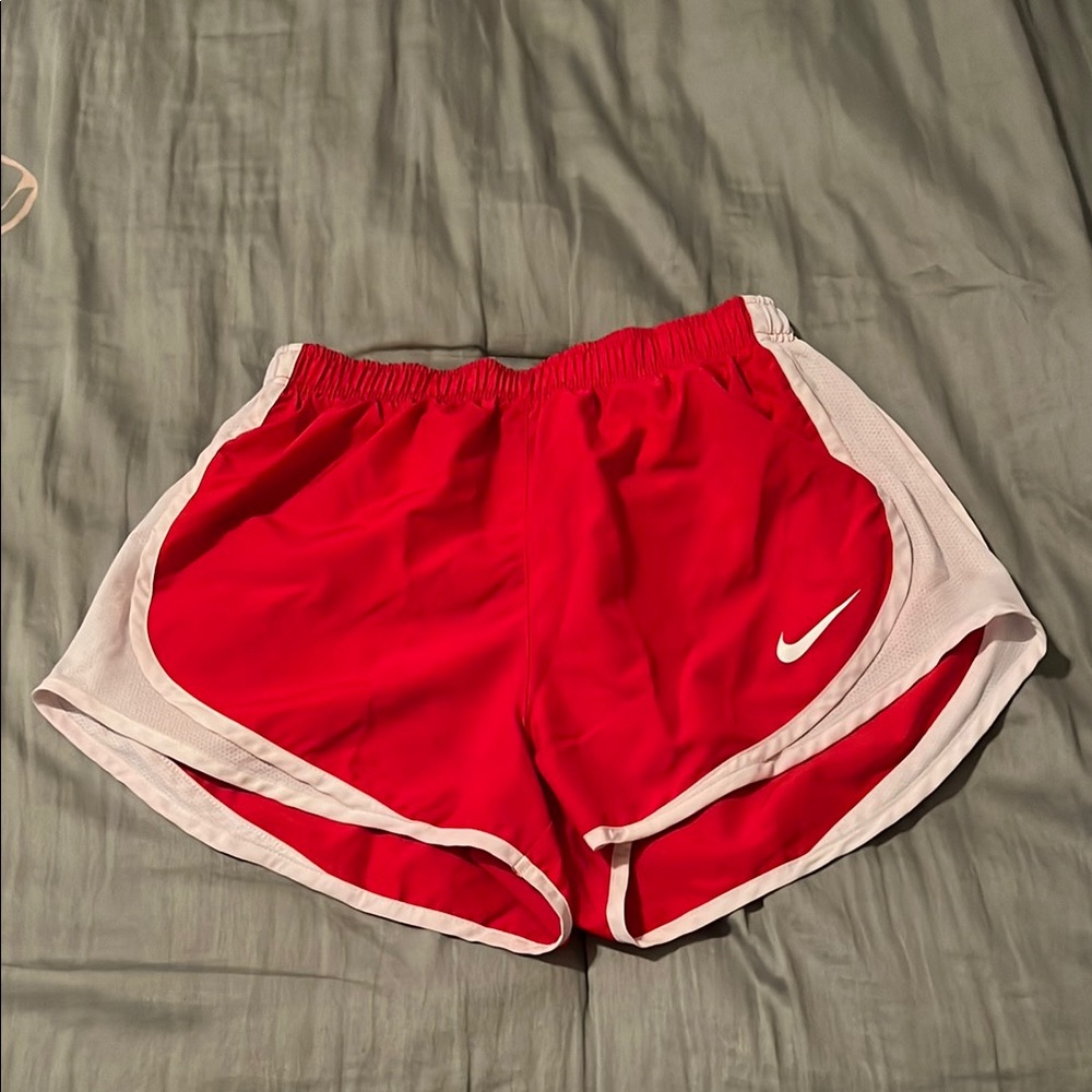 Nike Women's Red Athletic Shorts